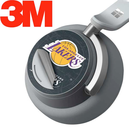 NBA Los Angeles Lakers Black Primary Logo Surface Headphones Skin